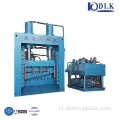 Mesin pemotong logam hidrolik dengan sistem kontrol PLC